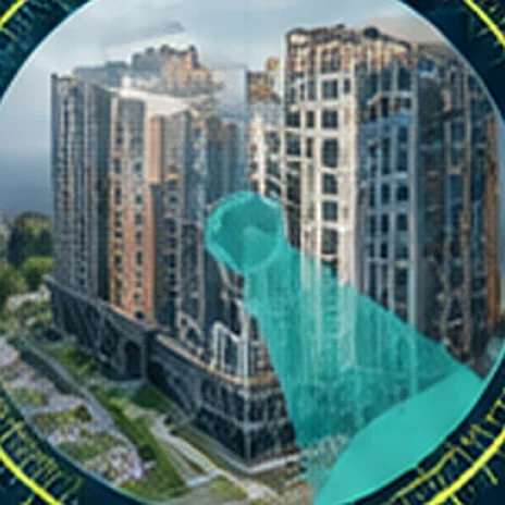 Новостройка в круге обзора виртуального осмотра